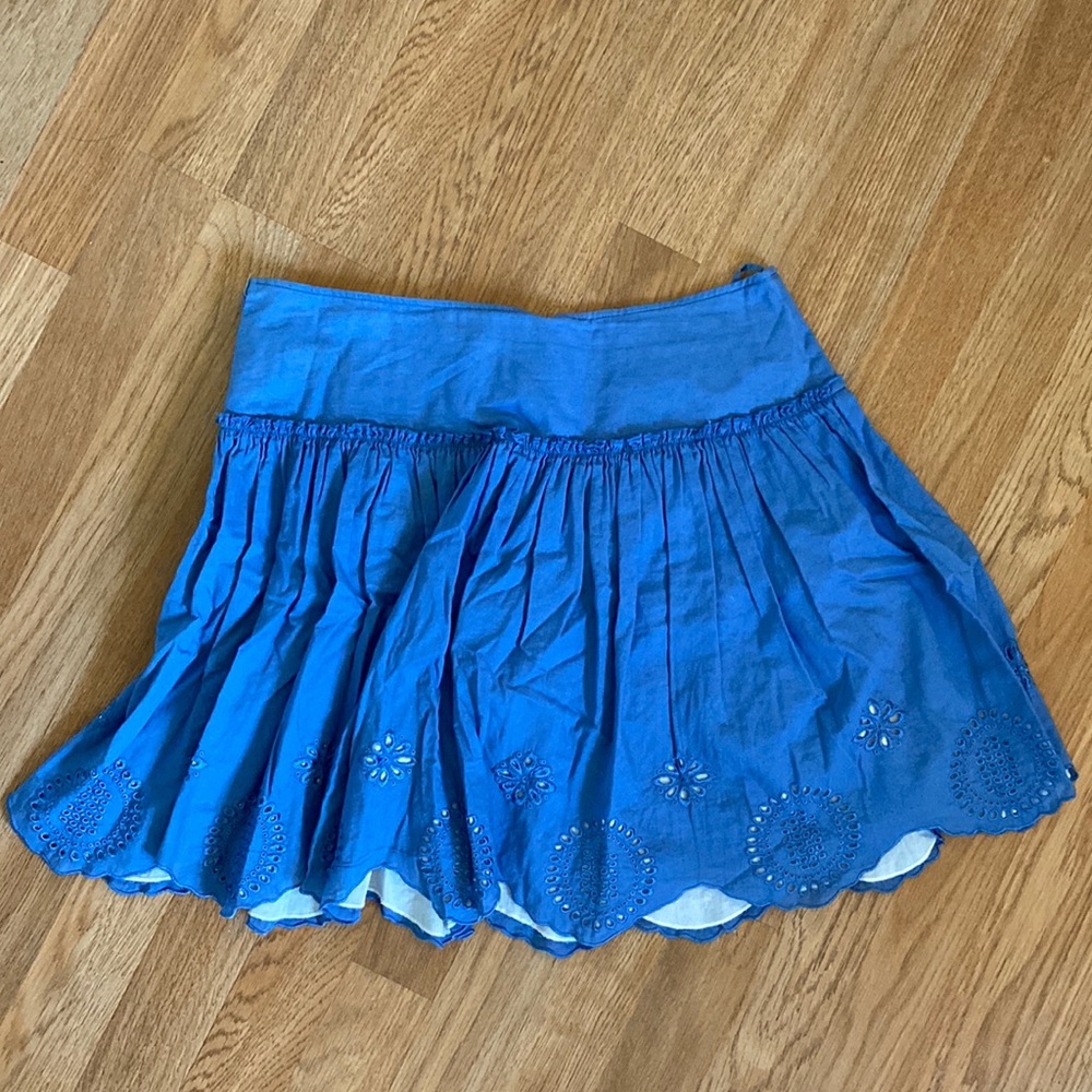 Blue Mini Skirt